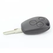 Dacia / Renault - Carcasa cheie cu 3 butoane si suport baterie din inox