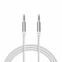 Delight - Cablu AUX - fişă jack 3,5 mm, înveliş silicon - 1 m