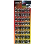 Display perete - Autocolant 3D crom Type-3 (28mm) - 480buc