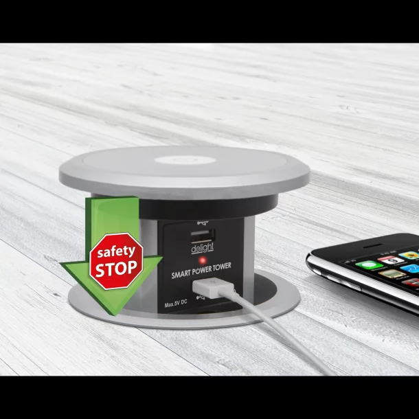 Distribuitor camuflat cu motor - cu Bluetooth, argintiu