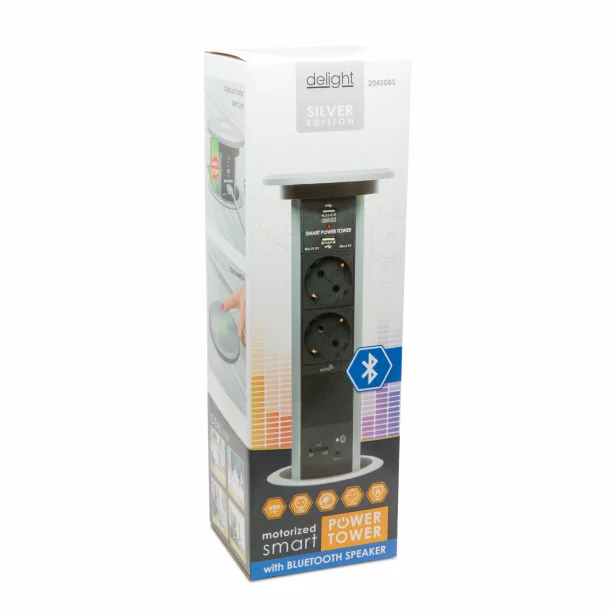 Distribuitor camuflat cu motor - cu Bluetooth, argintiu