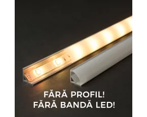Ecran opal pt. profil aluminiu LED - 1000 mm