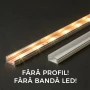 Ecran transparent pt. profil aluminiu LED - 2000 mm