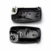 Fiat - Carcasa cheie tip briceag, 3 butoane, negru