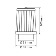 Filtru aer conic AF-6 Pilot Performance