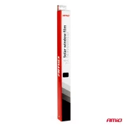 Folie solara pentru geam Amio, 50x300cm, transparenta 30% Black - Negru