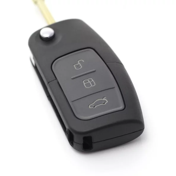 Ford - Carcasa tip cheie briceag cu 3 butoane