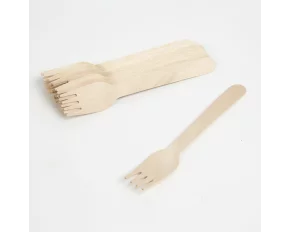 Furculițe de unică folosință eco - 12 piese / pachet