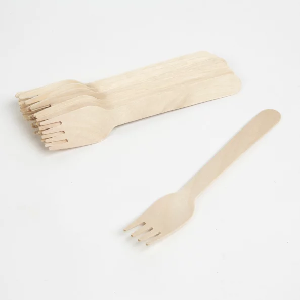 Furculițe de unică folosință eco - 12 piese / pachet