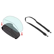 Geanta cu fixare magnetica pe rezervor Cordura® Speed Tour