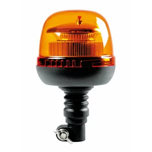 Girofar stroboscopic galben LED cu fixare DIN 12/24V RL-9