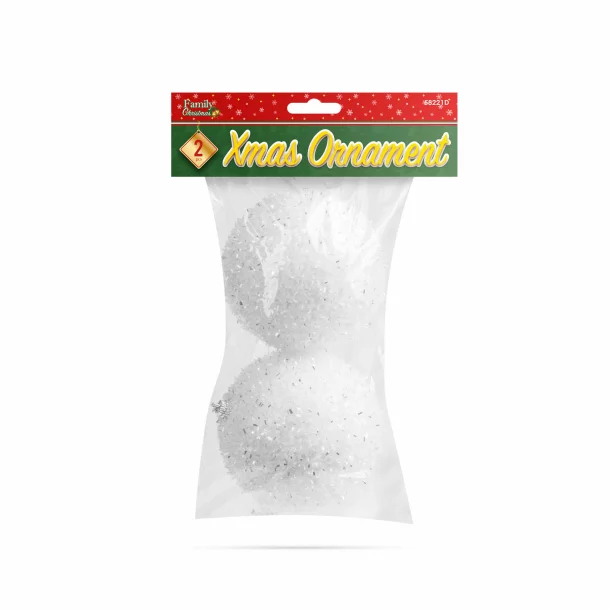 Glob de pom - 10 cm - 2 buc / pachet