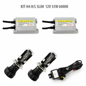 H4 H/L SLIM  12V 35W 6000K