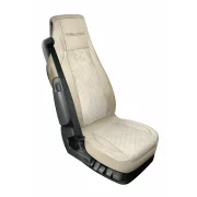 Husa scaun camion Lolita poliester/imit. piele 1buc - Crem