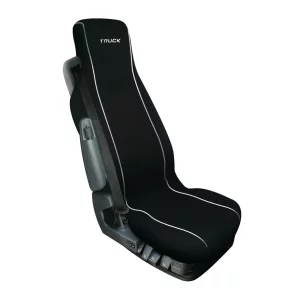 Husa scaun camion Silvia bumbac 1buc - Negru - Resigilat