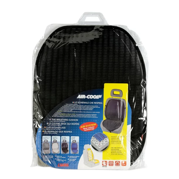 Husa scaun fata respiranta Air-Cool 1buc - Negru