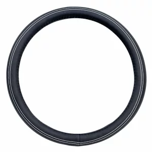 Husa volan Amio SWC-15-M, Ø 37/39 cm - Negru/Alb