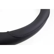 Husa volan Amio SWC-22-M - Ø 37-39 cm - Model sport, Forma D - Negru