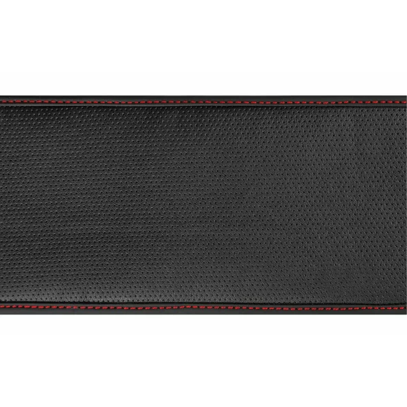 Husa volan elasticizata Skin Cover - M - Ø 38/40cm - Negru/Rosu