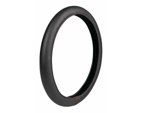 Husa volan elasticizata Skin Cover - M - Ø 38/40cm - Negru/Rosu