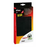 Husa volan piele Sport - Lampa - L - Ø 37-39cm - Negru