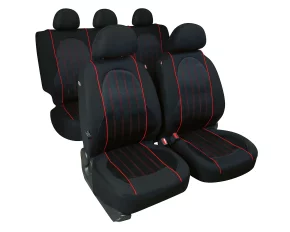 Huse scaun Alyssa 9buc - Negru