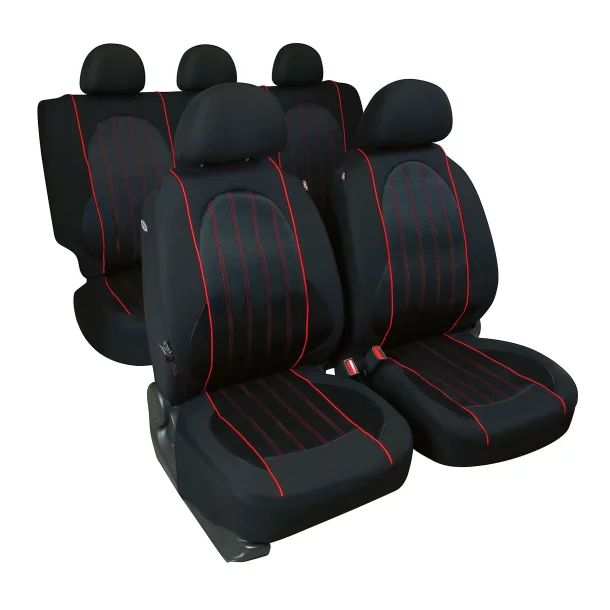 Huse scaun Alyssa 9buc - Negru