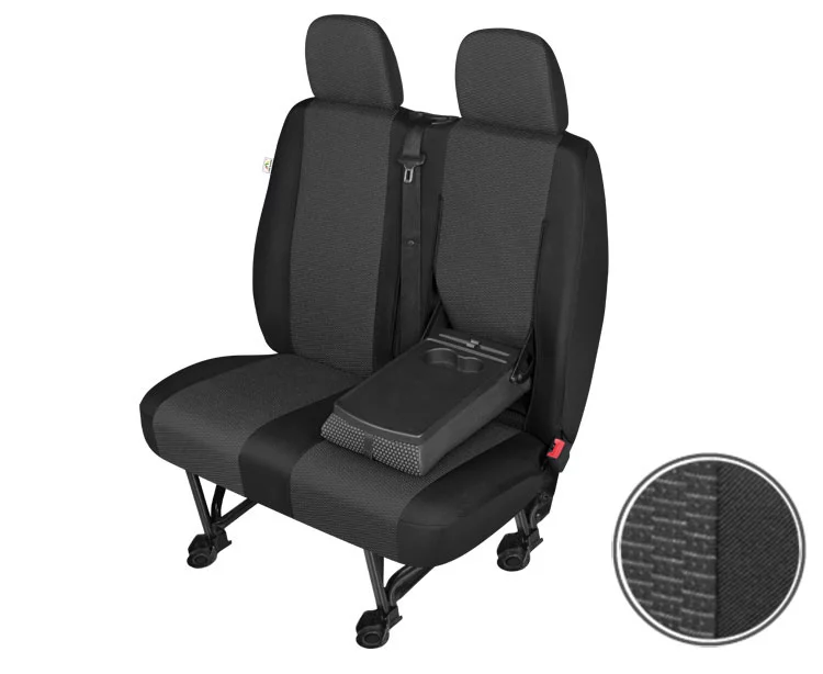 Huse scaun furgoneta de transport Ares, DV2-L, 2Locuri cu masuta