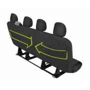 Huse scaun furgoneta de transport Ares, DV4-XXL, 4Locuri