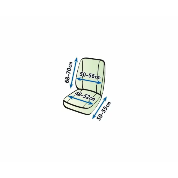 Huse scaun furgoneta de transport Practical, imitatie piele, DV1-L, 1Loc
