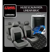 Huse scaun Linear set 8buc jacquard high-quality - Gri