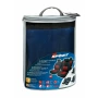 Huse scaun Sport 8buc jacquard high-quality - Albastru/Negru
