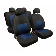 Huse scaun Sport 8buc jacquard high-quality - Albastru/Negru