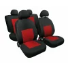 Huse scaun Sport 8buc jacquard high-quality - Rosu/Negru