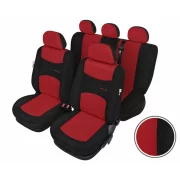 Huse scaun Sport Line+ Super L 9buc - Negru/Rosu