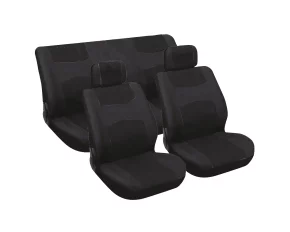 Huse scaun Standard 6buc Carpoint - Negru