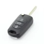 Hyundai - Carcasa cheie tip briceag, 3 butoane, lama pe stanga