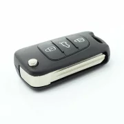 Hyundai - Carcasa cheie tip briceag, 3 butoane, lama pe stanga