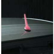 Imitatie antena iluminata intermitent cu LED - Rosu