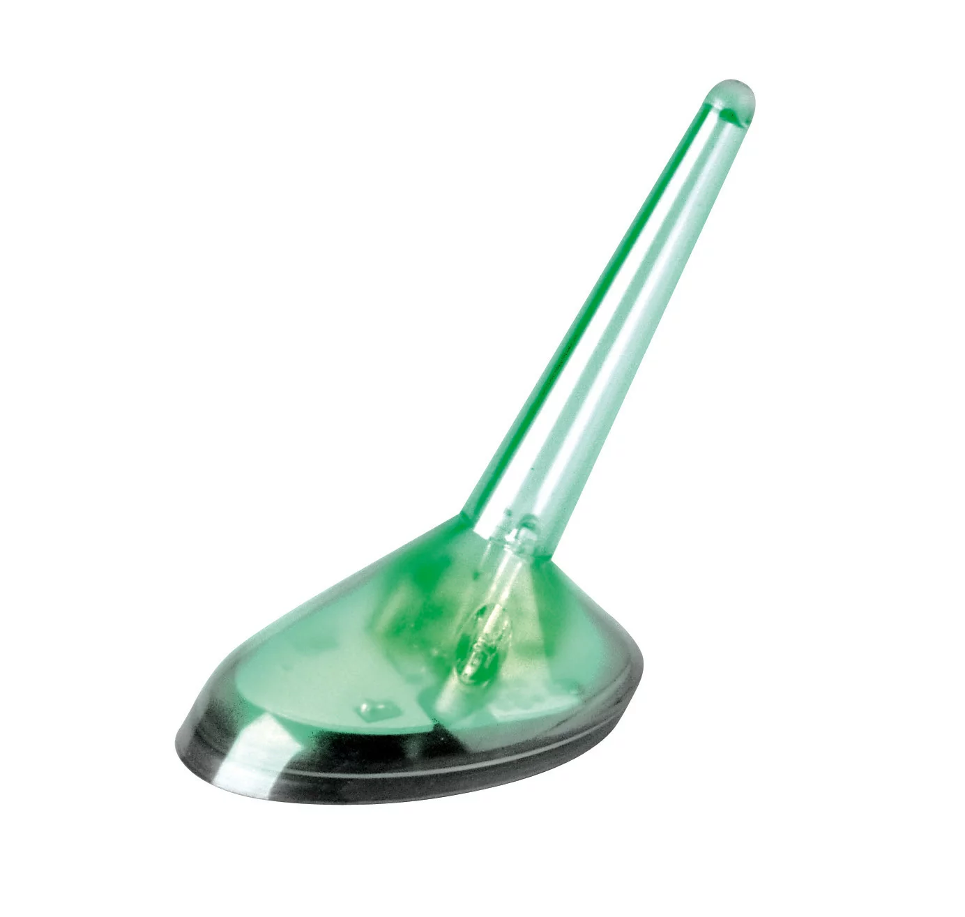 Imitatie antena iluminata intermitent cu LED - Verde