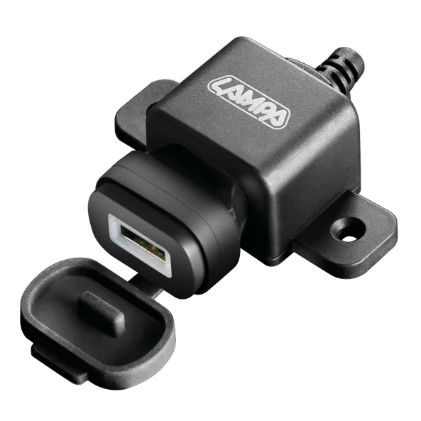 Incarcator motocicleta USB-Fix Omega fixare cu suruburi 12/24V - 2400mA