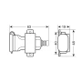 Incarcator motocicleta USB-Fix Omega fixare cu suruburi 12/24V - 2400mA