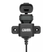 Incarcator motocicleta USB-Fix Omega fixare cu suruburi 12/24V - 2400mA