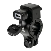 Incarcator motocicleta USB-Fix Tube cu fixare pe ghidon 12/24V - 3000mA