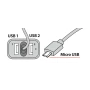 Incarcator rapid micro USB plus 2 porturi USB 5800mA 12/24V
