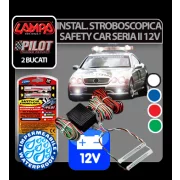 Instalatie stroboscopica Safety Car Seria II 12V - Verde