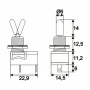 Intrerupatoare cu brat1 circuit3A-250VON-OFF