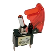 Intrerupator cu protectie iluminat cu led 12V-20A - Rosu