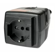 Invertor curent de la 12V la 220V 175W cu USB Lampa