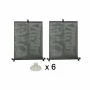 Jaluzele cu ventuze Amio 2buc, 45cm, Negru